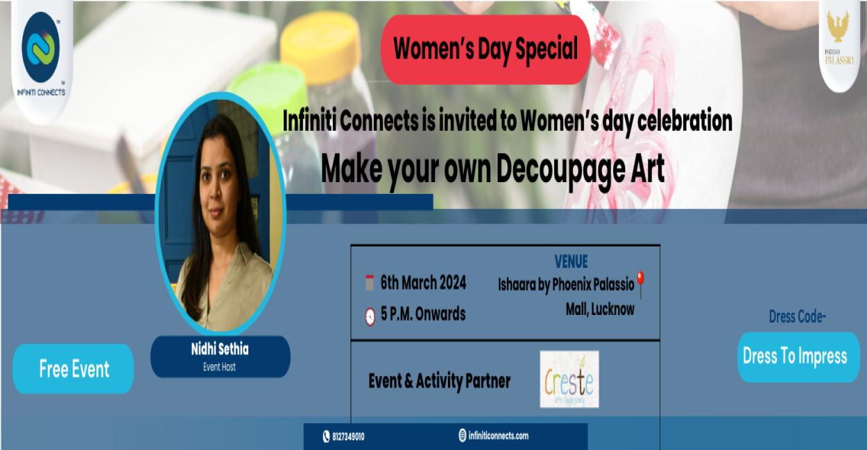 Womens Day Special- Make your own Decoupage Art